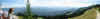 Blick vom Südstartplatz auf die Alpen
